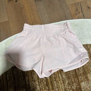 Lululemon Athletica Light Pink Athletic Shorts